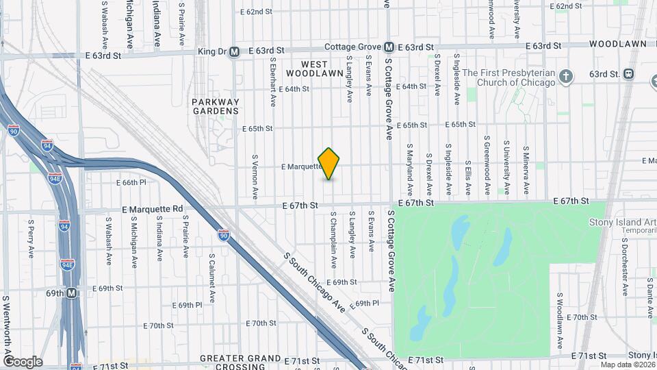 6620 S Champlain Ave, Unit 1 Mapa y Detalles de la Ubicación