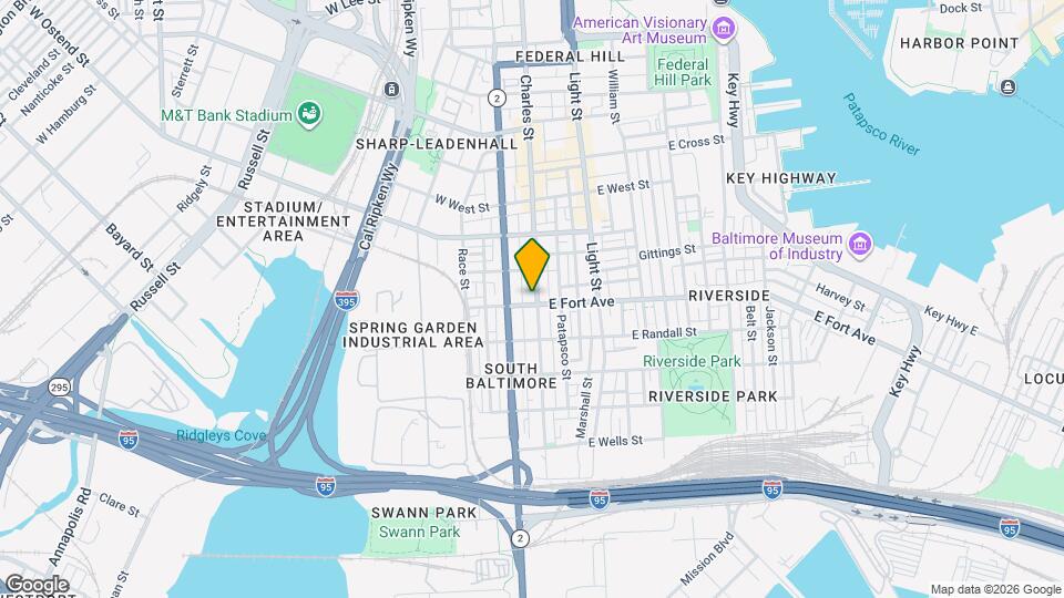 1444 S Charles St Map and Location Details