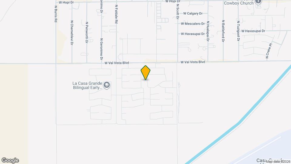 3539 N Montoya Ln Map and Location Details