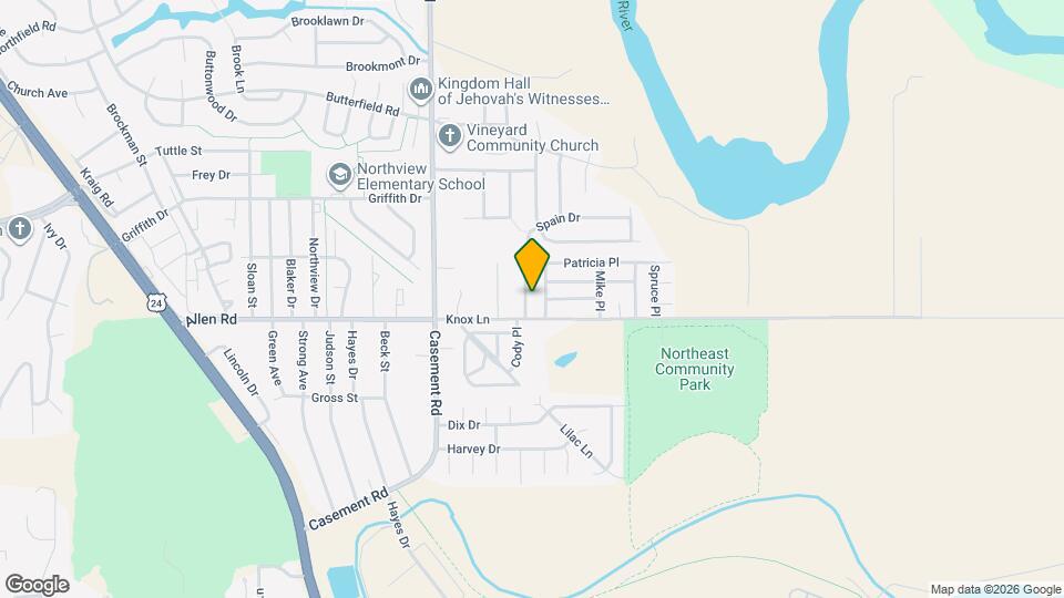 2110 Spain Dr Map and Location Details