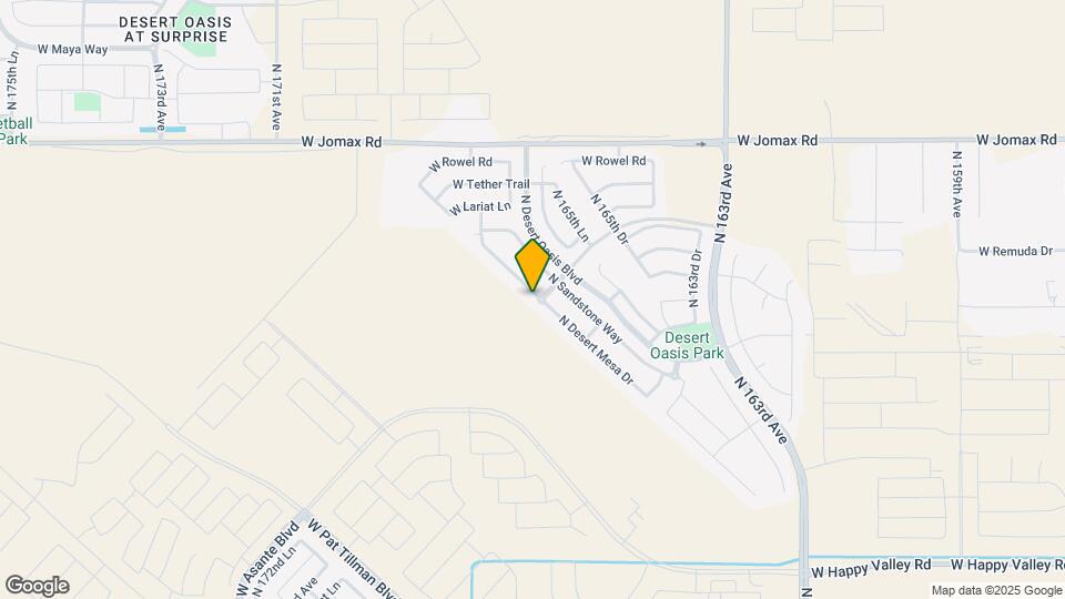 25918 N Desert Mesa Dr Mapa y Detalles de la Ubicación