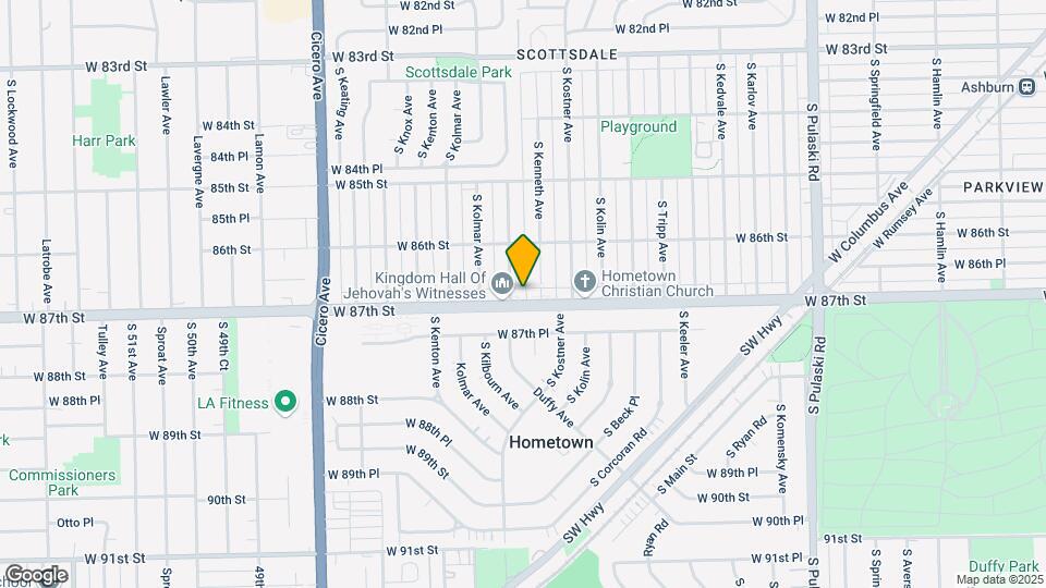 4444-4458 W 87th St Map and Location Details