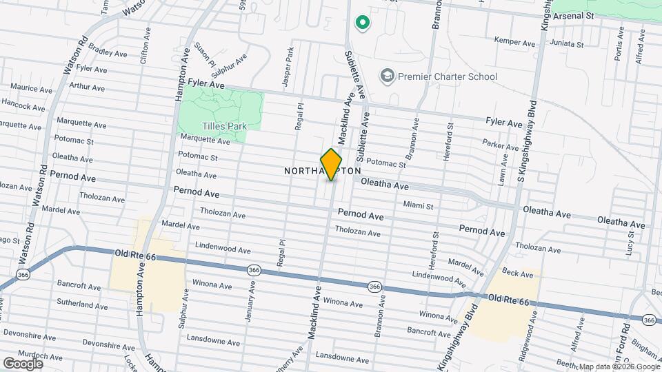 3459 Macklind Ave Map and Location Details