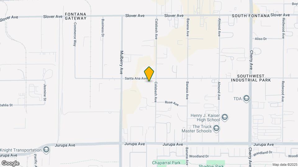 13851 Santa Ana Ave Map and Location Details