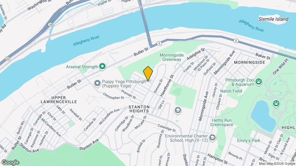 1132 Oglethorpe Ave Map and Location Details