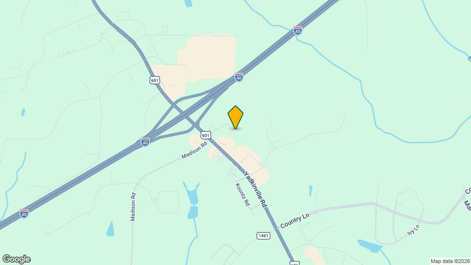 1540 Yadkinville Rd Map and Location Details