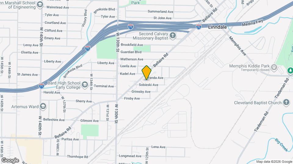 12508 Sobieski Ave Map and Location Details