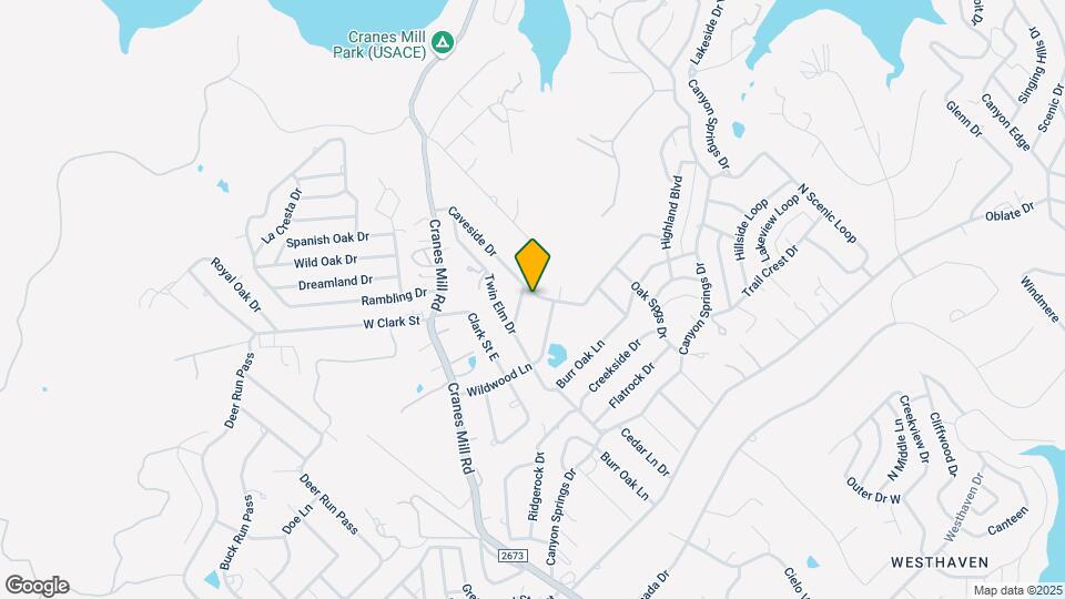 360 Caveside Dr Map and Location Details