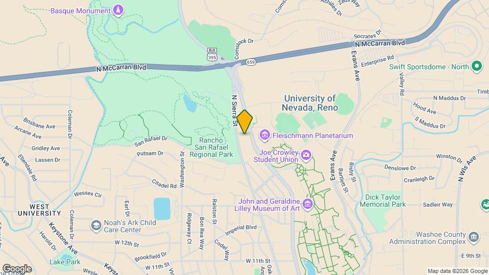 Park Place at Reno Map and Location Details