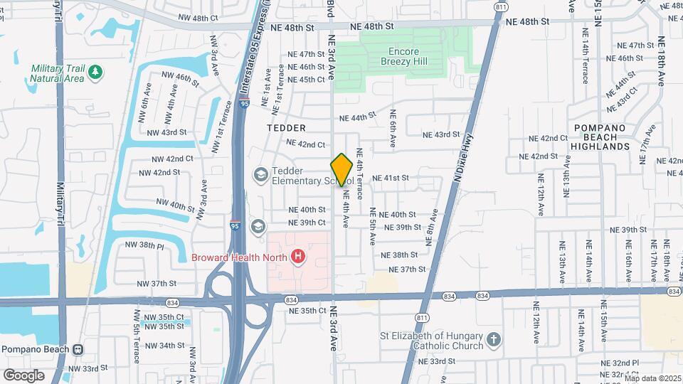 4051 NE 4th Ave Map and Location Details