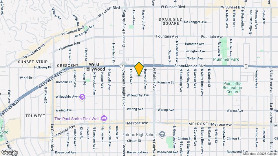 1028 N Edinburgh Ave Map and Location Details