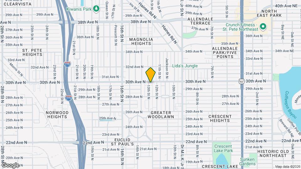 2925 13th St N Map and Location Details