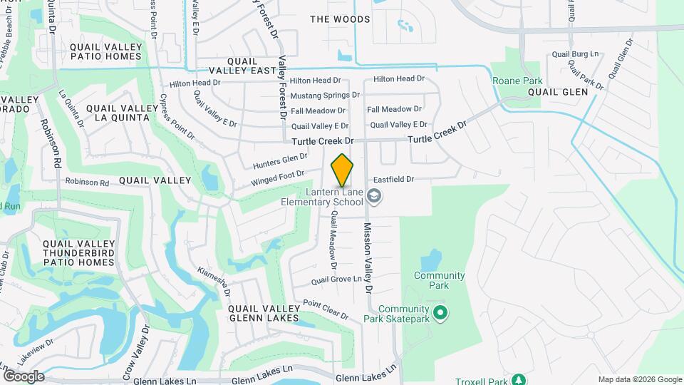 3431 Quail Meadow Dr Map and Location Details