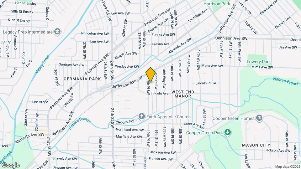 1301 19th Pl SW Map and Location Details