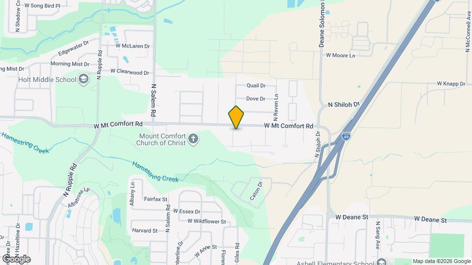 2182 N Woodlark Ln Map and Location Details