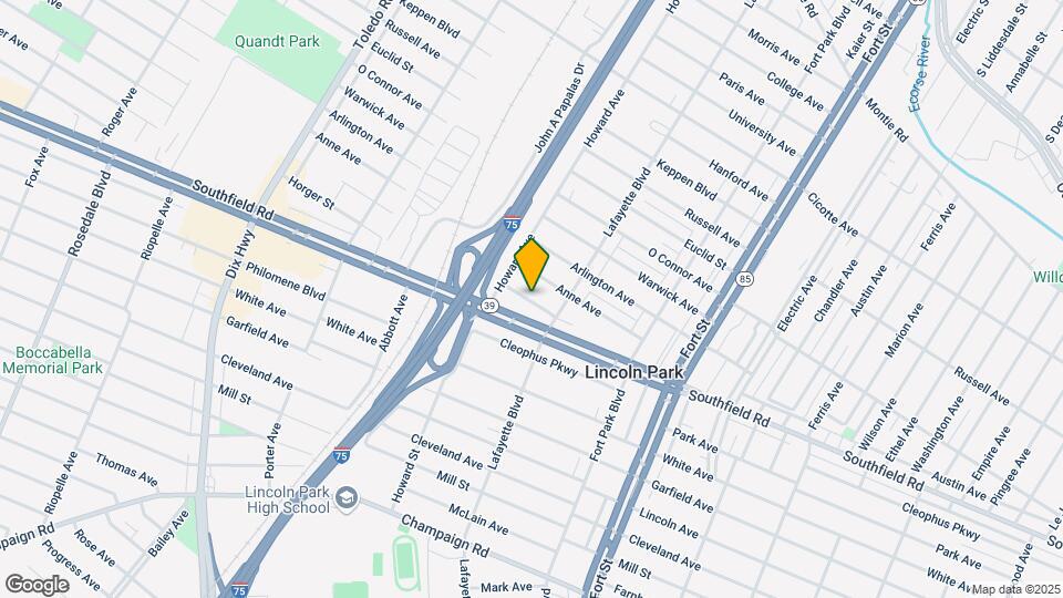 1544 Hanover St Mapa y Detalles de la Ubicación