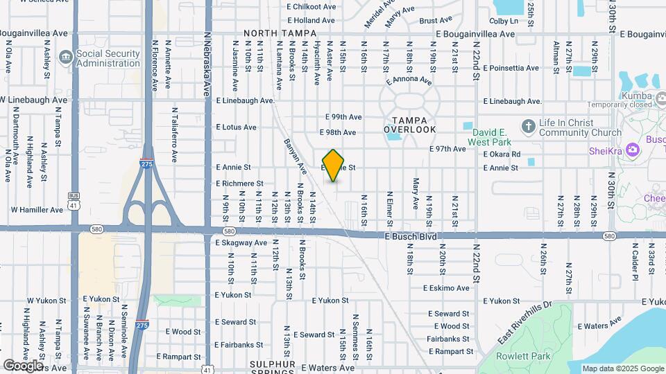 9402 N 15th St Map and Location Details