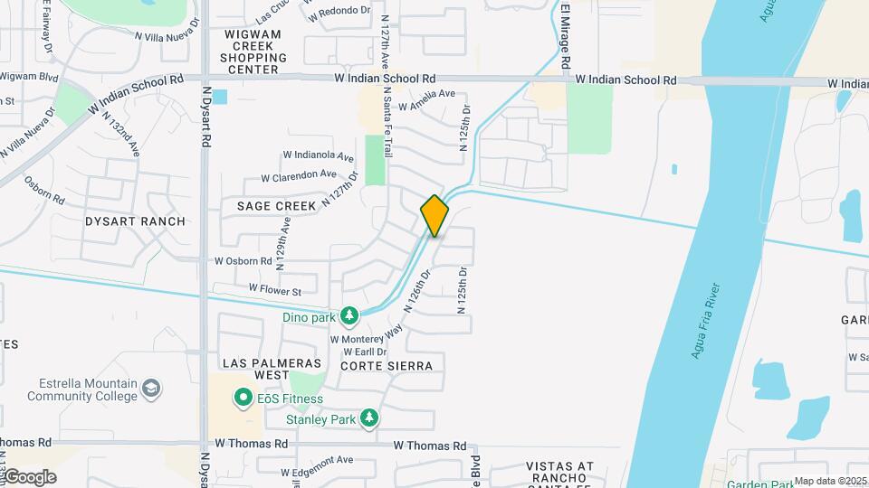 3322 N 126th Dr Mapa y Detalles de la Ubicación