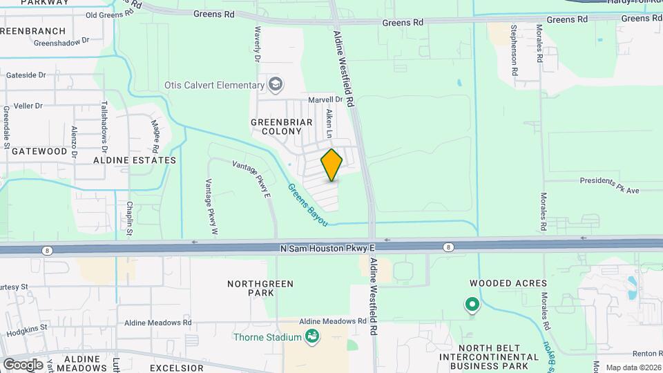 2130 Whittier Dr Mapa y Detalles de la Ubicación