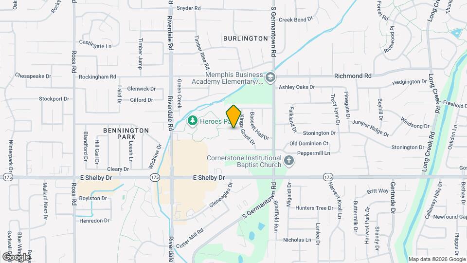 7117 Gloucester Way Dr Map and Location Details