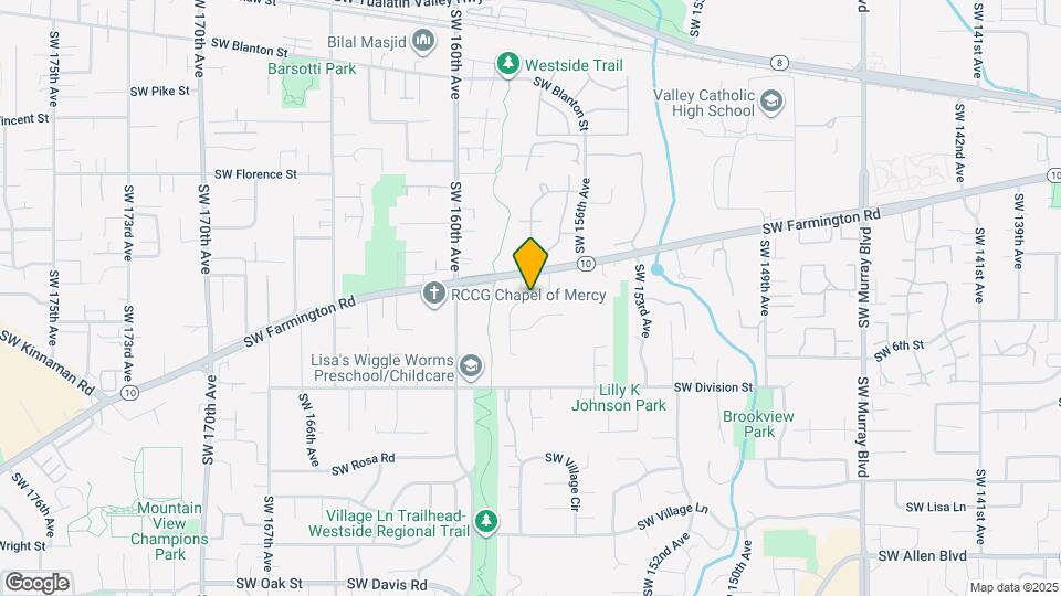 5010 SW 158th Ave Map and Location Details