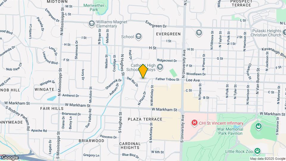6604 Granada Dr Map and Location Details