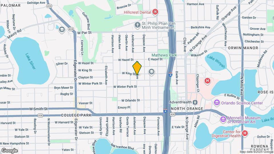 2710 Amherst Ave Map and Location Details