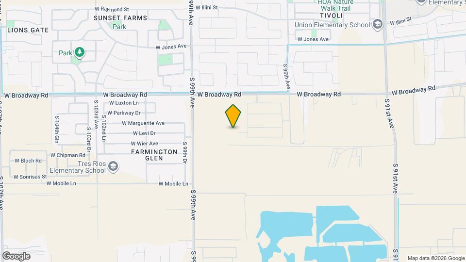 9721 W Tamarisk Ave Mapa y Detalles de la Ubicación
