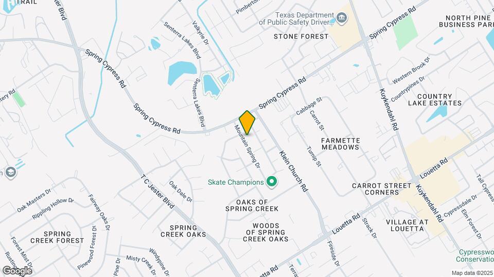 18902 Mountain Spring Dr Map and Location Details