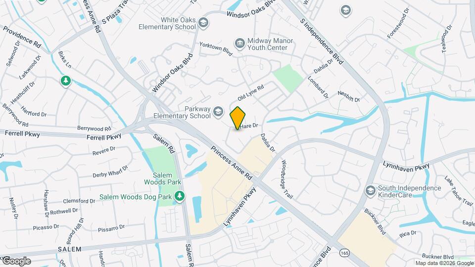 1302 Pershing Ct Map and Location Details