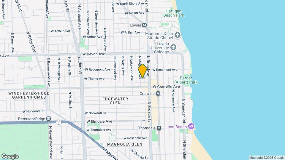 6221-6223 N Magnolia Ave Map and Location Details