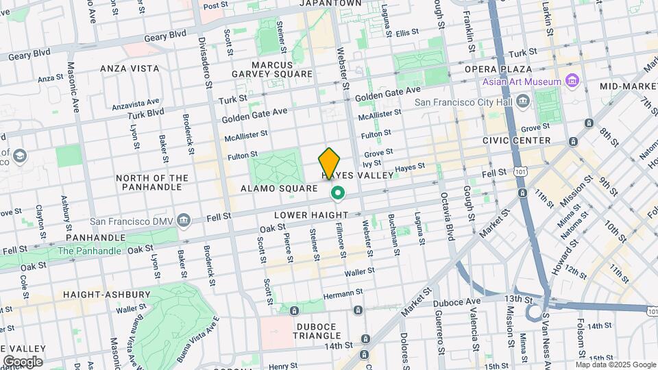 657-659 Fillmore St Map and Location Details