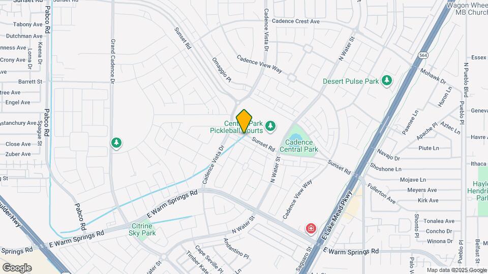 849 E Sunset Rd Map and Location Details