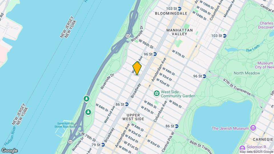 258 W 91st St Map and Location Details