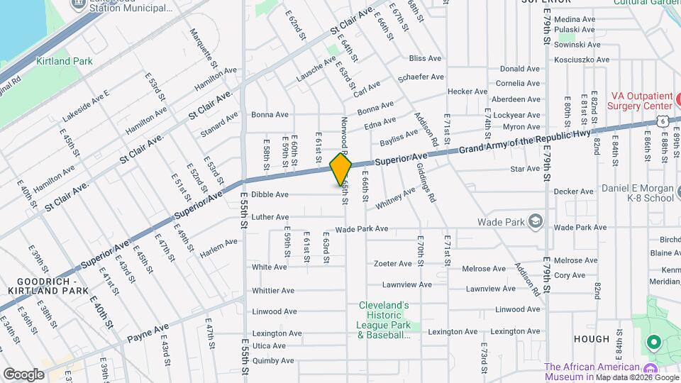 6407 Dibble Ave Map and Location Details