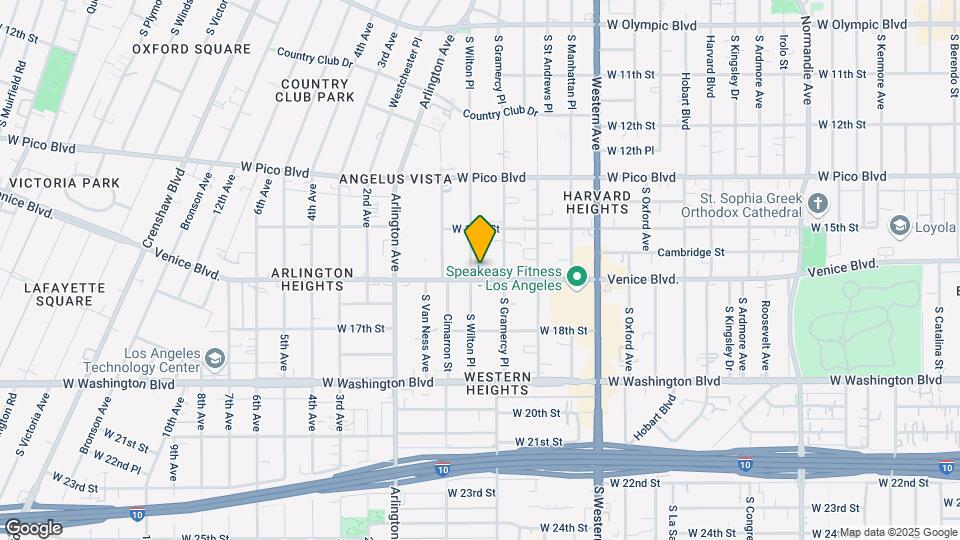 1546 S Wilton Pl Map and Location Details