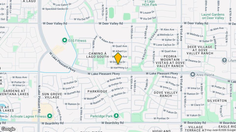 9558 W Harmony Ln Map and Location Details