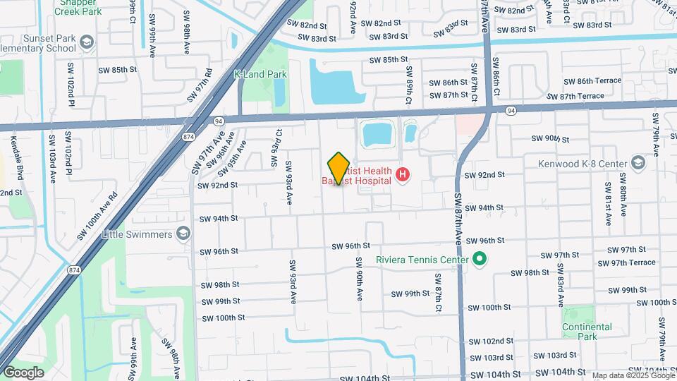 9301 SW 92nd St Map and Location Details