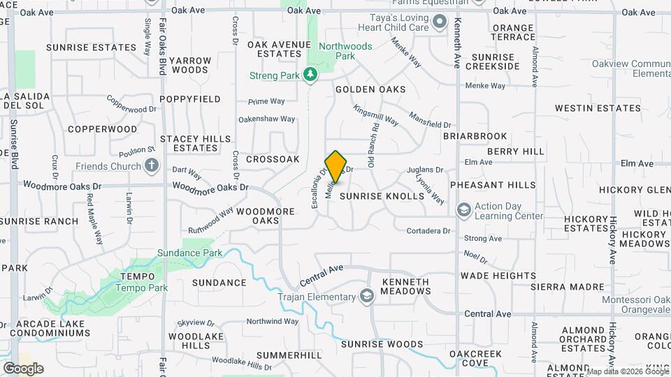 6830 Mellodora Dr Map and Location Details