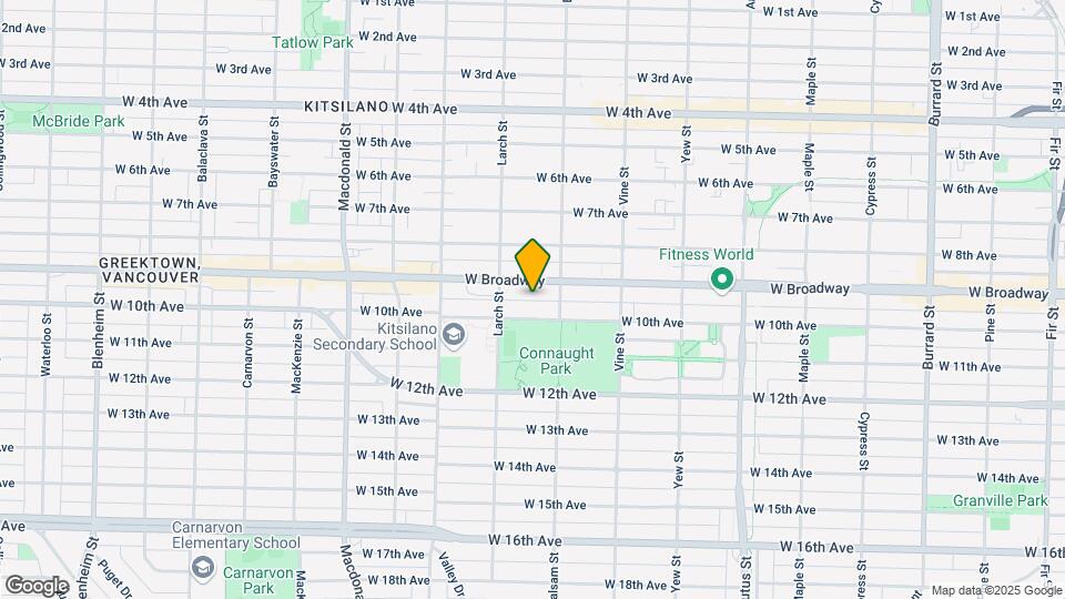 2430-2450 W Broadway Map and Location Details