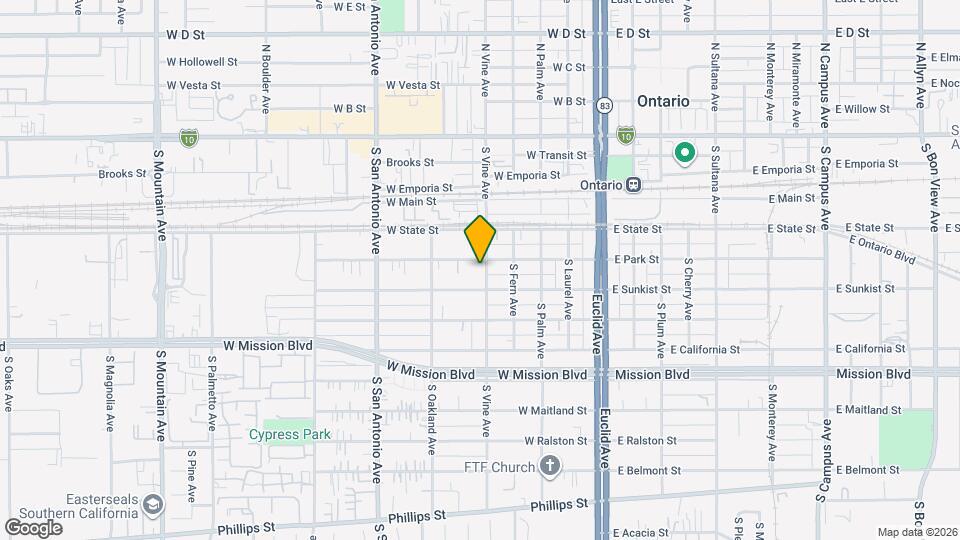 510 S Vine Ave Map and Location Details