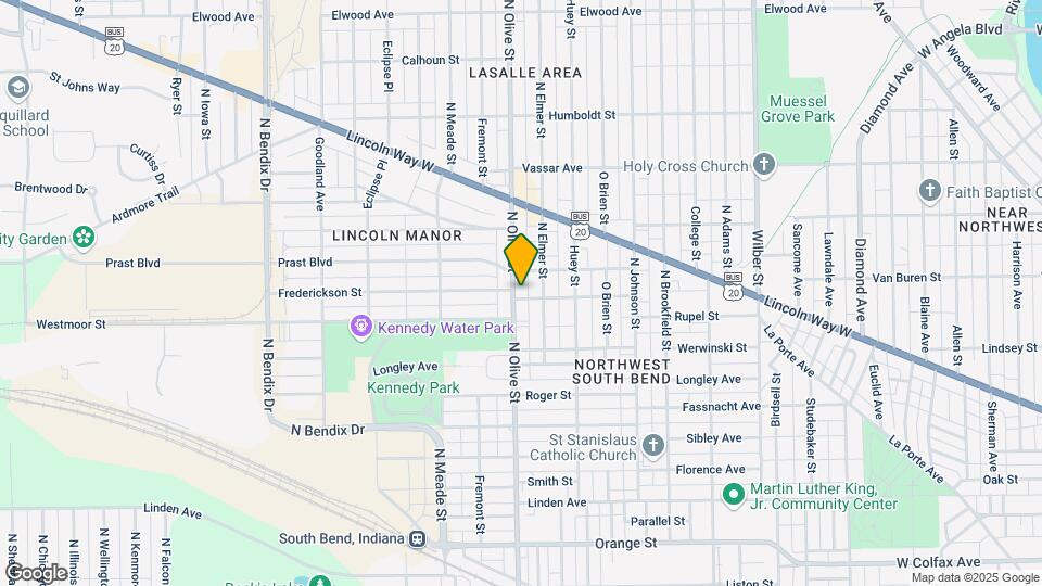 802 N Olive St, Unit 802 N. Olive St Apt 2 Map and Location Details