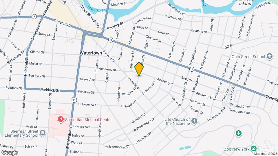 313 William St, Unit APT 2 Map and Location Details