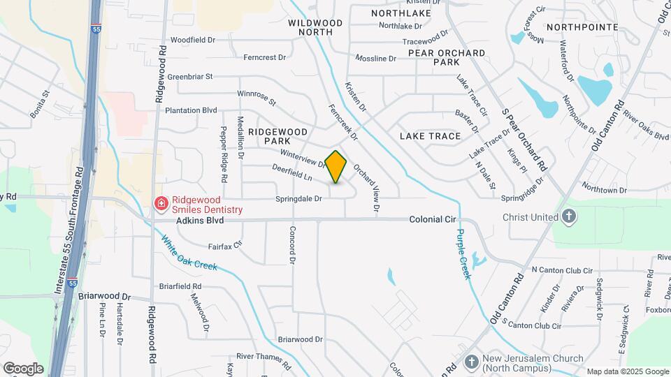 1358 Deerfield Ln Map and Location Details