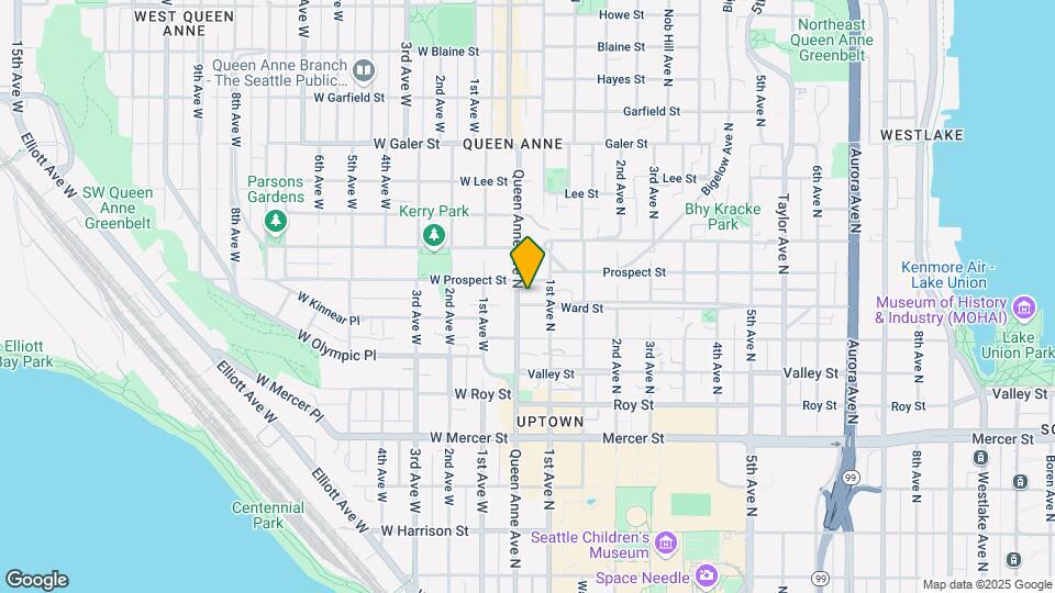 1000 Queen Anne Ave N Map and Location Details
