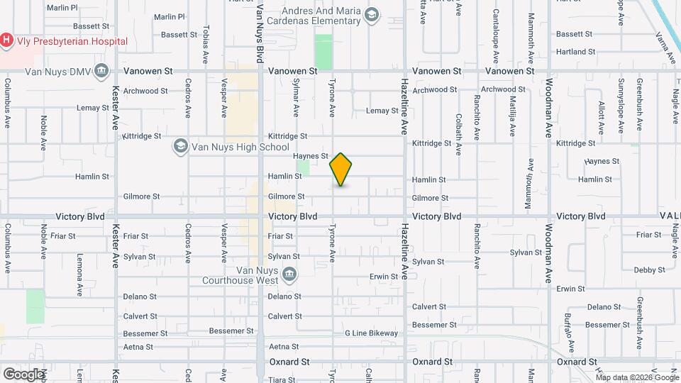 14247 1/2-14322 Gilmore St Map and Location Details