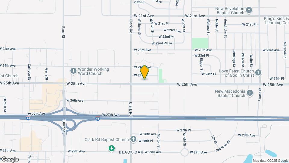 4410 W 25th Ave Map and Location Details