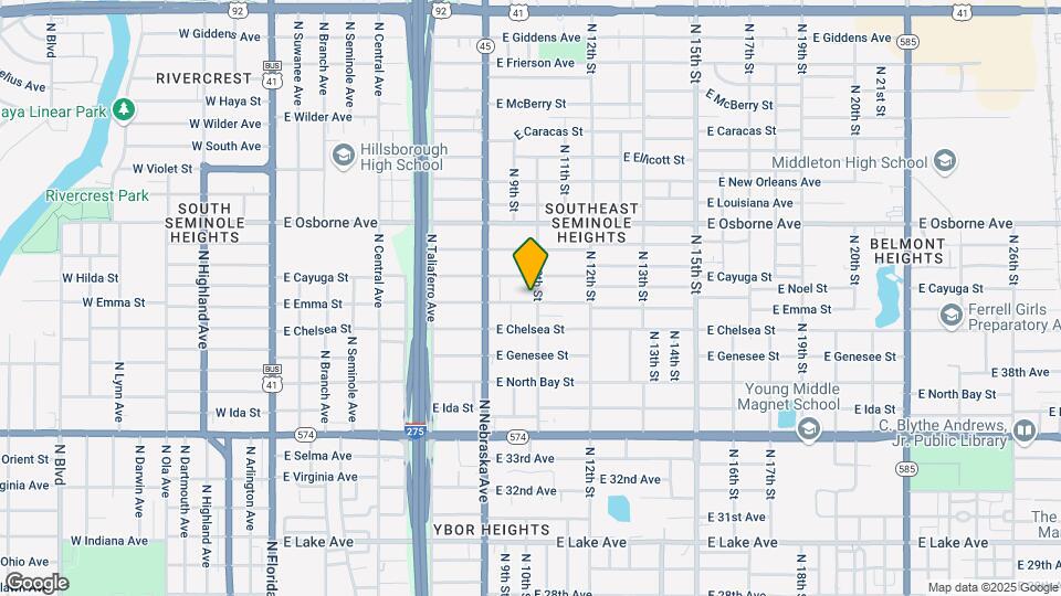 916 E Emma St Map and Location Details