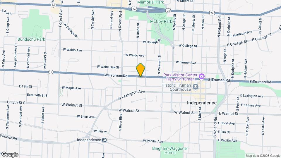 709 W Truman Rd Map and Location Details