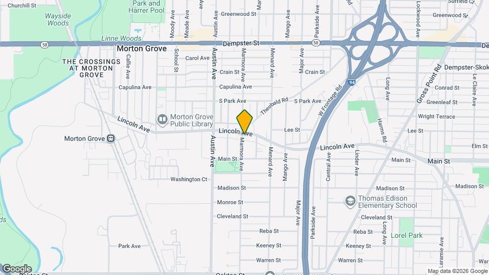 5851 Lincoln Ave Map and Location Details